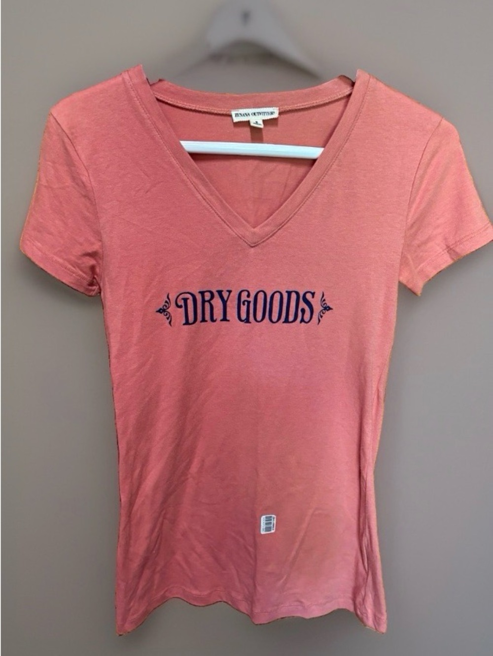 Women’s ’Dry Goods’ Fitted V Neck T Shirt